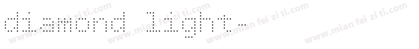 diamond light字体转换